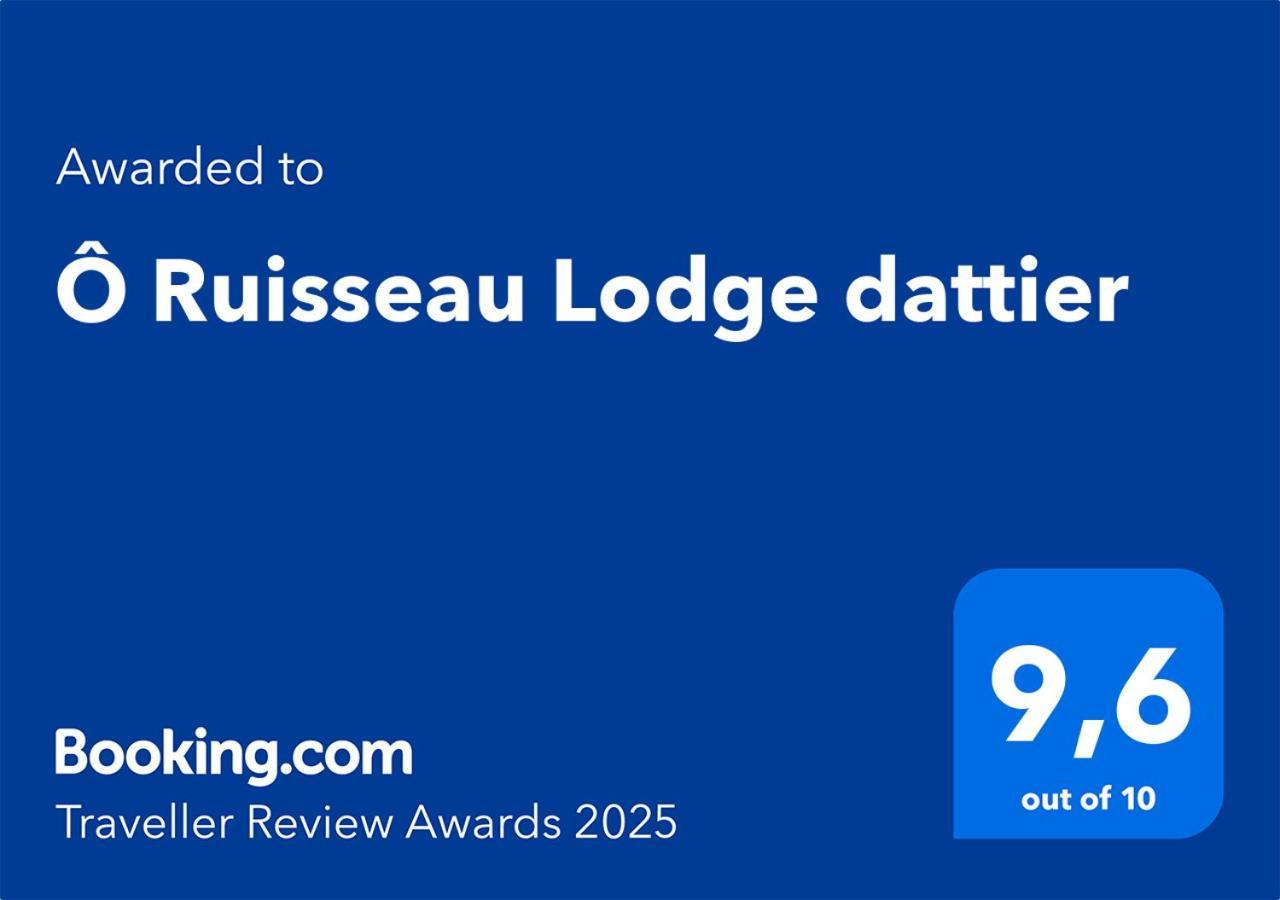 Ô Ruisseau Lodge dattier Saint-Louis Exterior foto